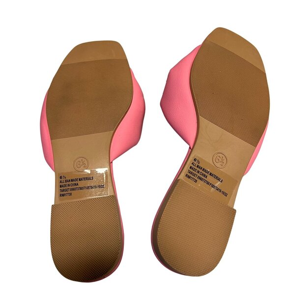 A New Day Ruth Memory Foam Slide Sandals Pink Sz 6.5 - Picture 5 of 8